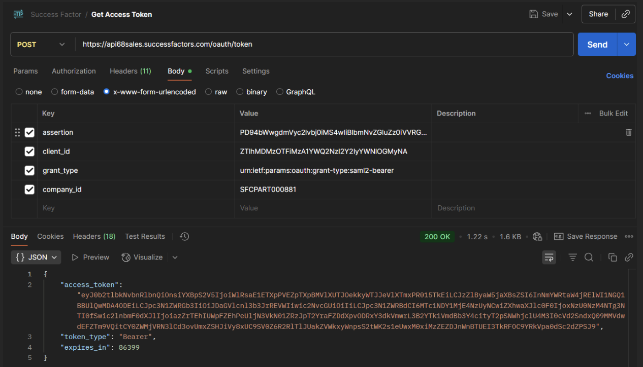 Get Assertion Token