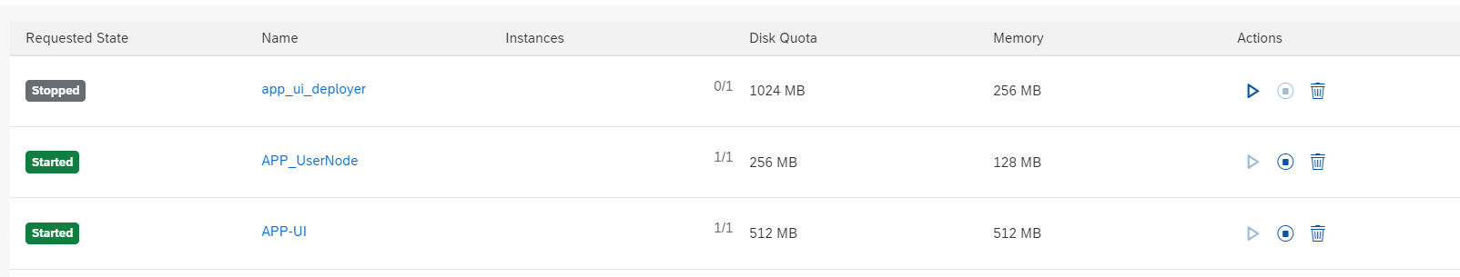 ITM Deployment Applications