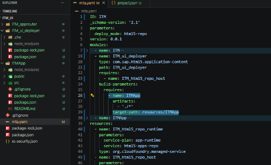 ITM Application EntryPoint